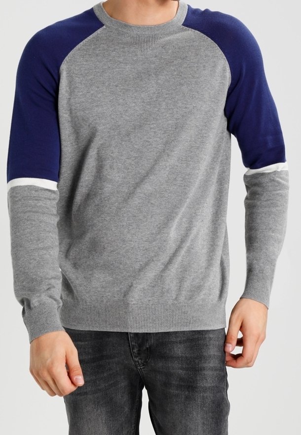 YOURTURN Strickpullover - mottled grey