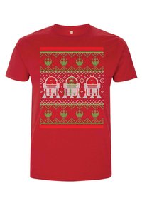 Star Wars STAR WARS: CLASSIC CHRISTMAS UNITS UNISEX - Camiseta estampada - red
