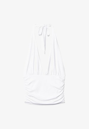 Stradivarius GATHERED HALTER - Linne - white