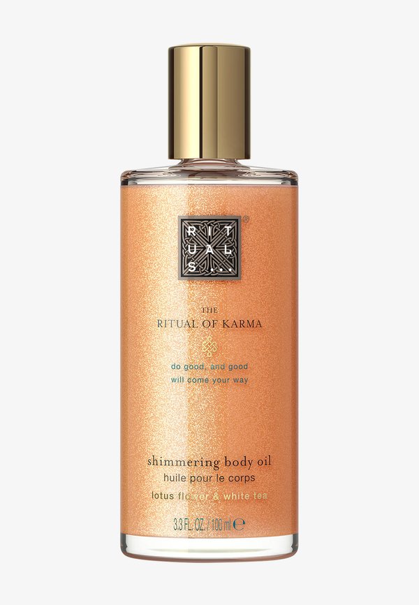SHIMMERING BODY OIL - THE RITUAL OF KARMA - DELICATELY SWEET - LOTUS & WHITE TEA - Körperöl