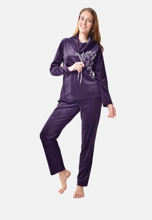 SET - Pyjama set - dunkellila