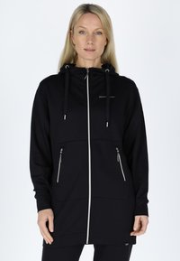 Lounge Long Zip Hood - Sweatjakke - dk navy