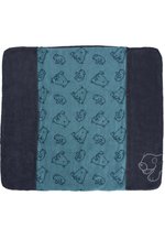 Popolini Wickeldecke 65x65 Cm - Frottee Mit Nässeschutz Dunkelgrau