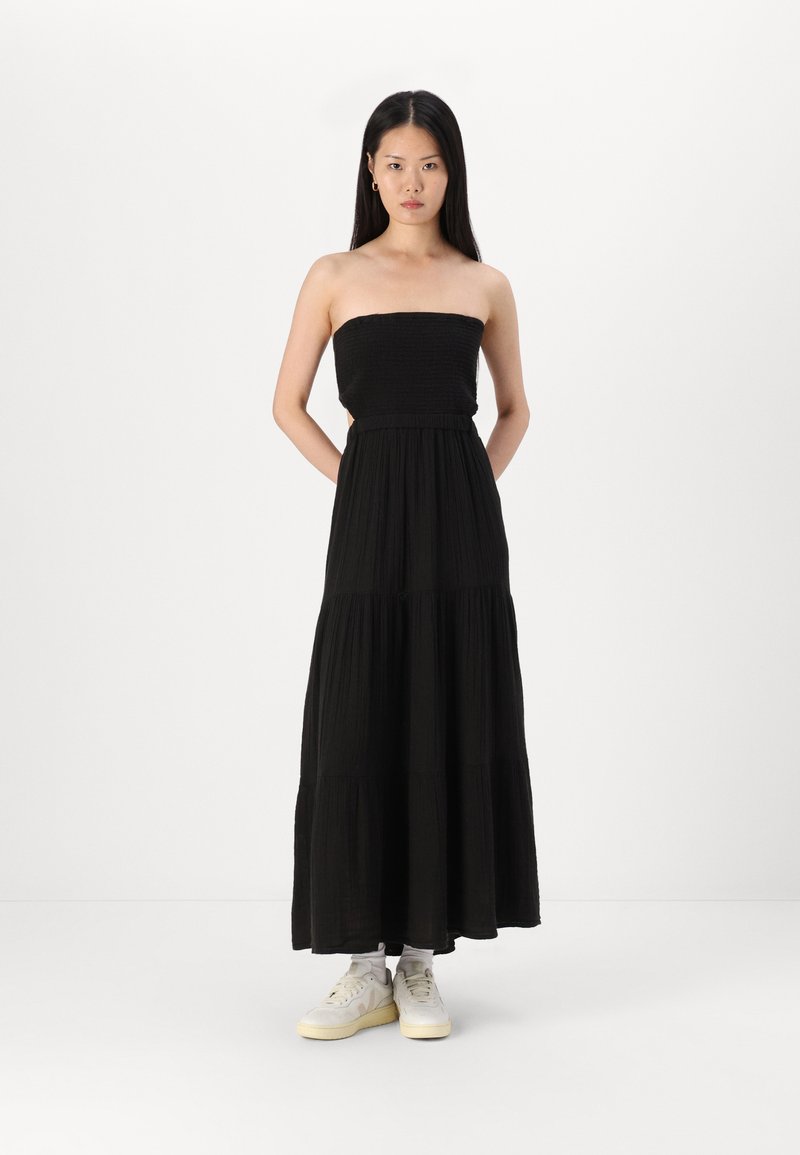 missguided premium rose embroidered tiered midi dress Pink Sequined Long Sleeve Gown main image 0
