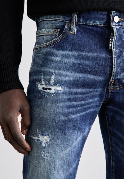 DSQUARED2 ICON REGULAR - Džíny Slim Fit - navy blue