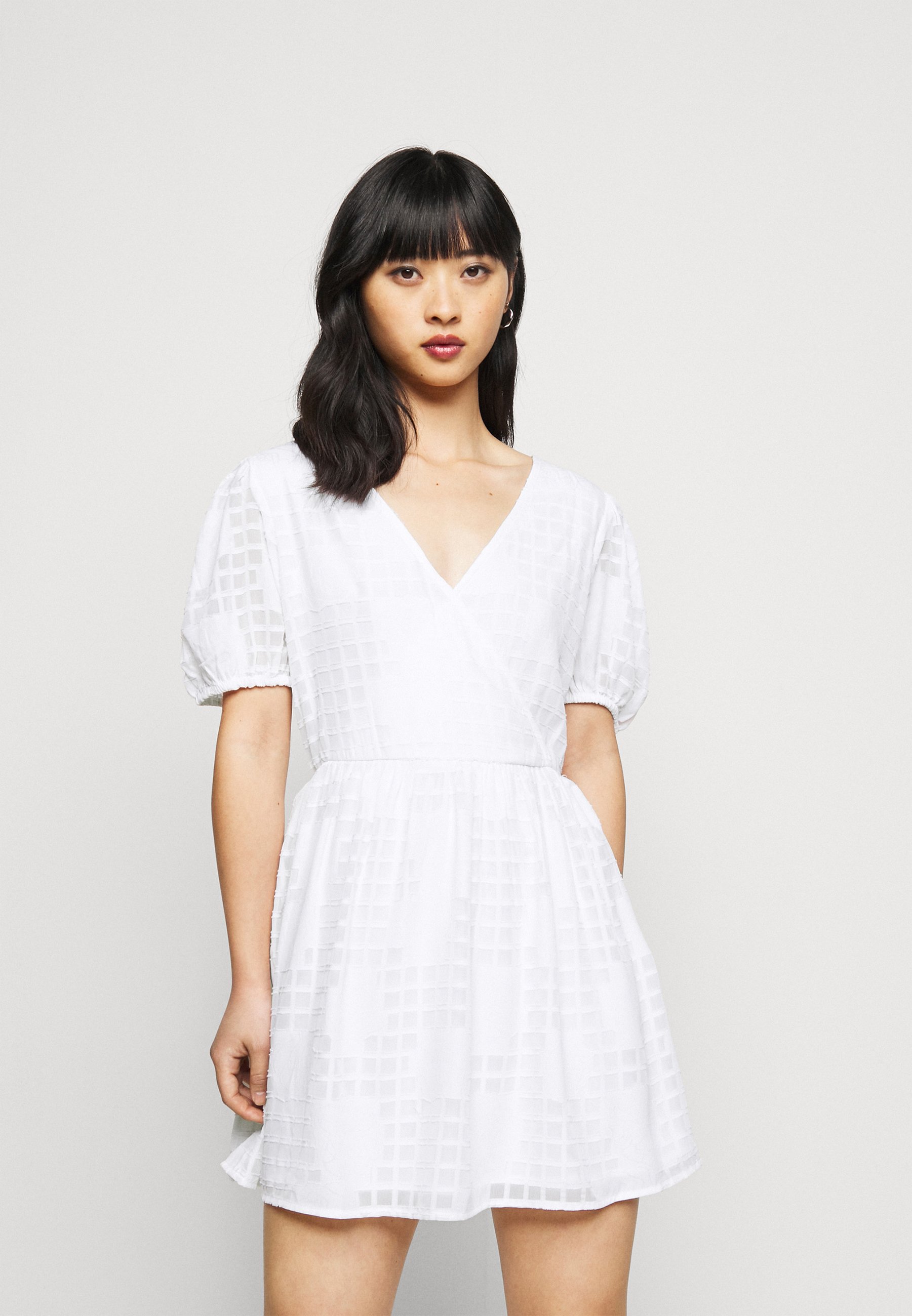 petite white sundress