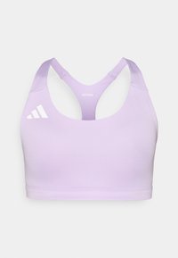 ADIZERO - Športni modrček s srednjo podporo - powder plum