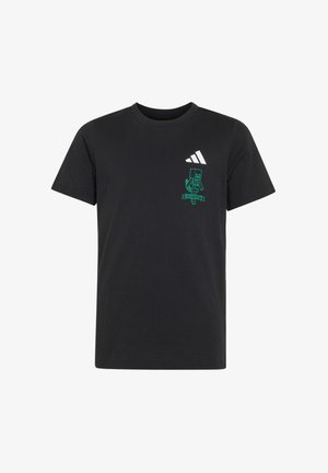 adidas Performance, J MINECRAFT TEE UNISEX - Camiseta estampada - black