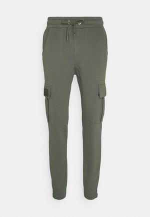 TERRY JOGGER - Jogginghose - dark olive