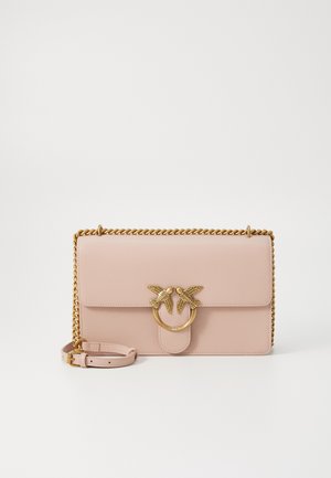 LOVE ONE CLASSIC VITELLO SETA - Cross body bag - pink/dusty pink/antique gold