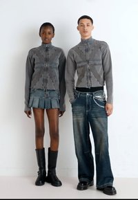 Jaded London UNION JACK LUCID UNISEX - Neuletakki - grey