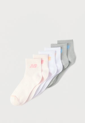 PERFORMANCE BASIC UNISEX 6 PACK - Αθλητικές κάλτσες - white/pink/grey