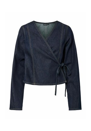 Pieces Pusero - dark blue denim 1