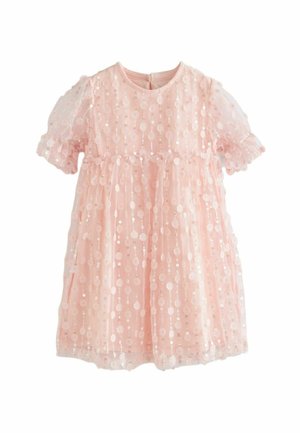 Robe de soirée - pink sequin flower