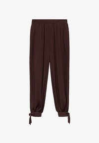 Mango BALLOON-STYLE WITH BOWS Pantaloni bordeaux Zalando
