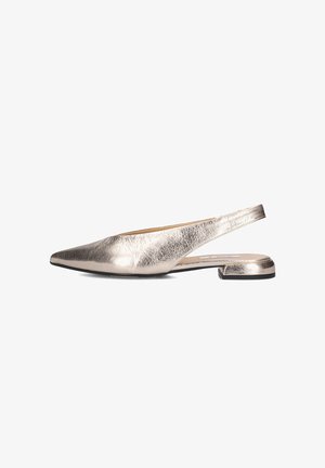 Notre-V, Slingback ballerina´s - skrech platino