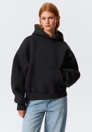 OVERSIZED SCUBA HOODIE - Hoodie - black