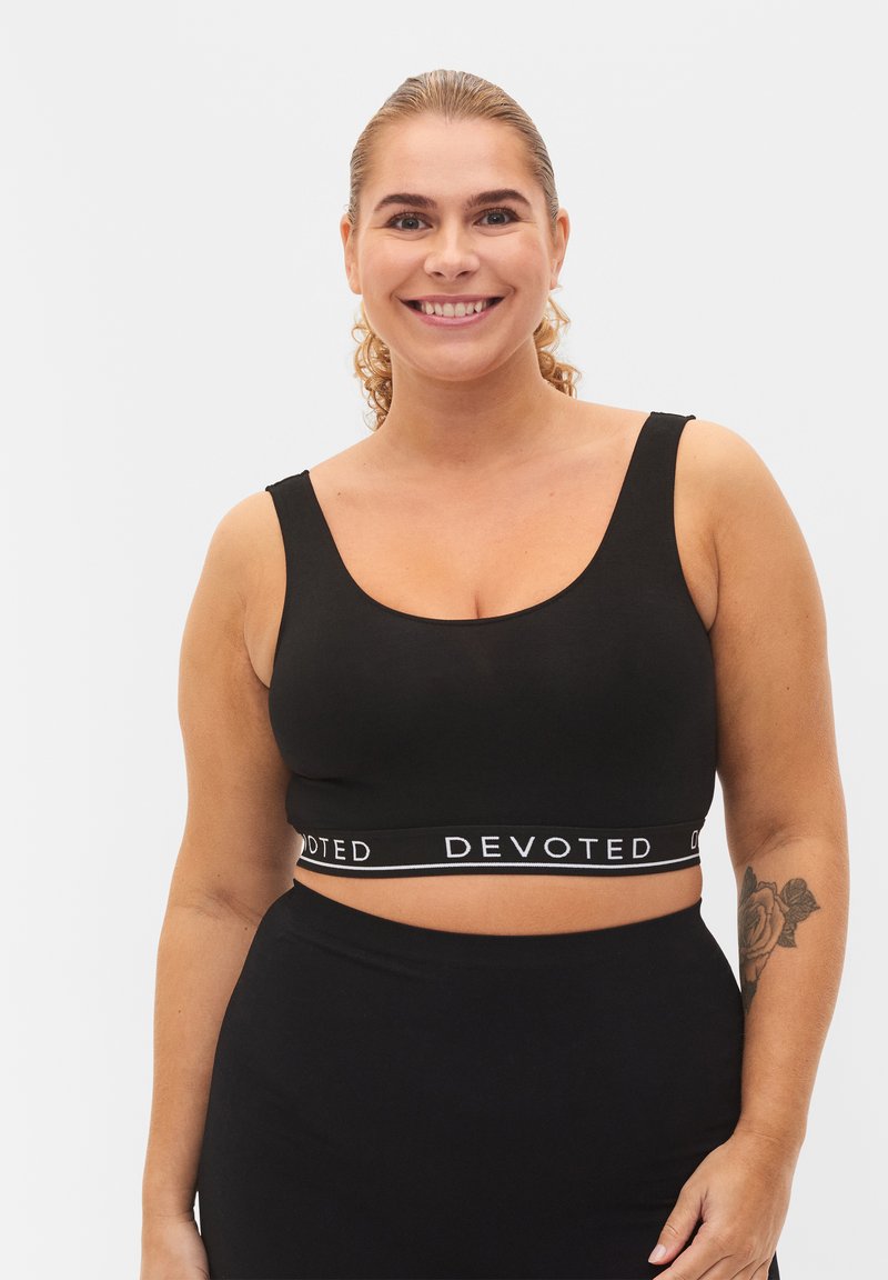 Devoted By Zizzi Bustier black/schwarz Zalando.ch