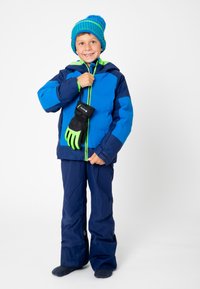 Reusch TEDDY GORE-TEX - Gants - black/neon green