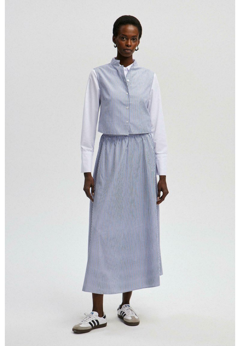 Touché Privé POPLIN VEST SKIRT SET - Liivi - navy blue