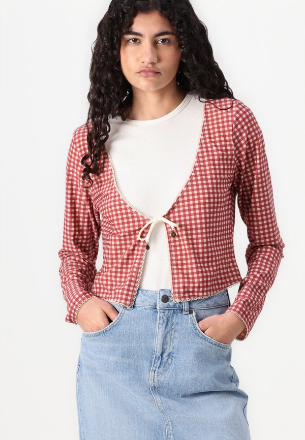 OBJELLEN SHORT - Denim skirt3