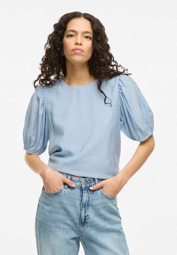 MIT KURZEN ÄRMELN VIALINIA RUNDHALS - Bluse