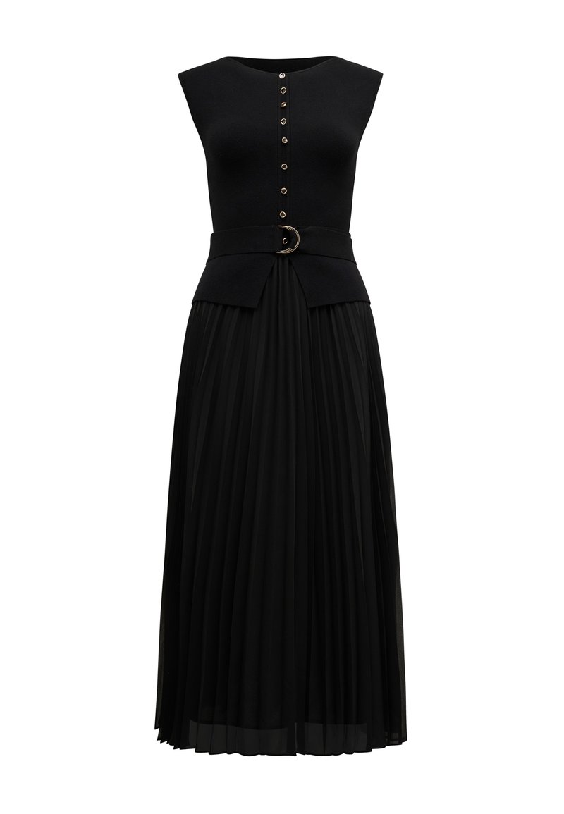 lelani petite pleat hem midi dress Lelani Pleat Hem Midi Dress