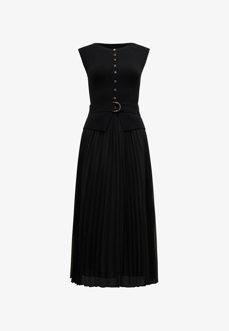 lelani petite pleat hem midi dress Lelani Pleat Hem Midi Dress