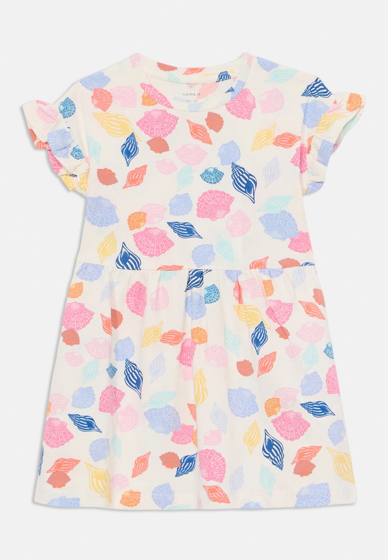 Name it - NMFJOANE  DRESS - Jersey dress - sea salt, Enlarge