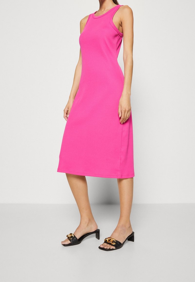 neon jumper dress Jumper Dress Neon High Neck Dress Neon Rib High Neck Long Sleeve Mini Dress
