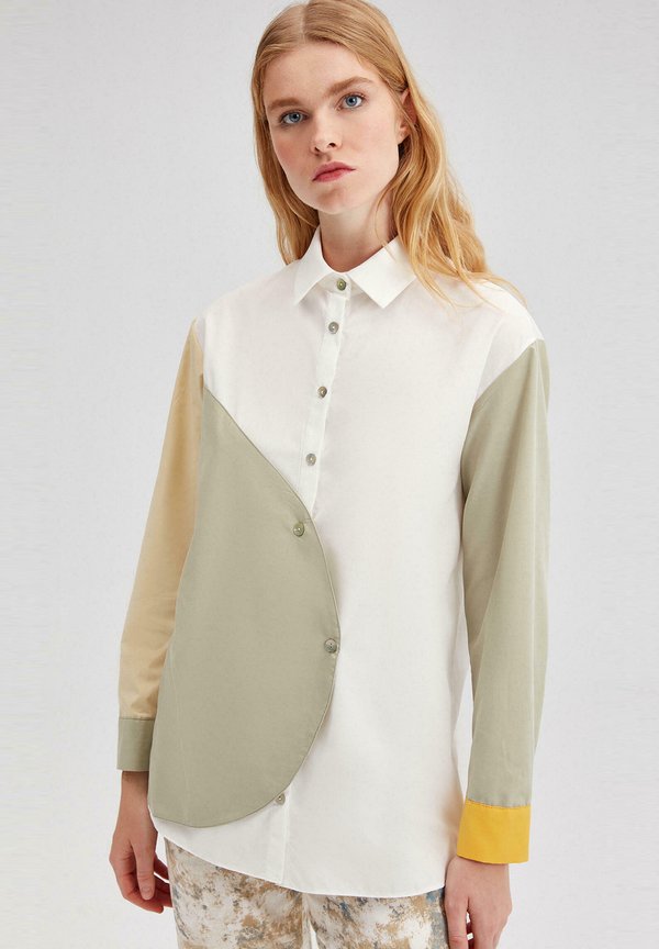 BLOCK COLOR - Hemdbluse