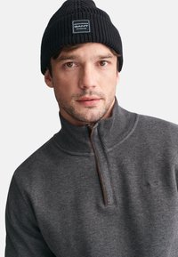 GANT SACKER HALF-ZIP - Felpa - antracit melange