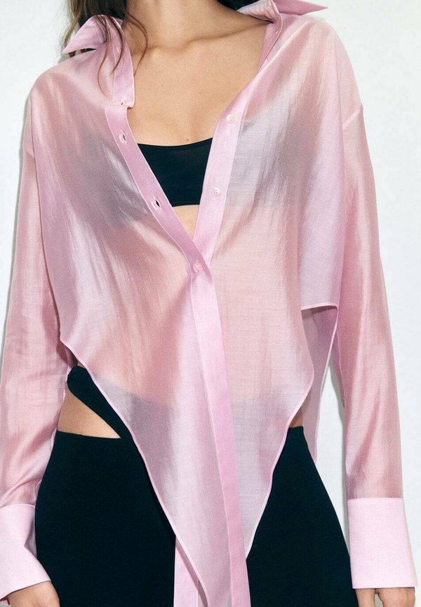 Button-down blouse - violet2