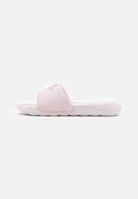 VICTORI ONE SLIDE - Pantolette flach - barely rose/metallic silver