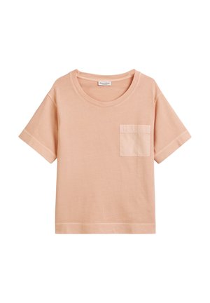 Marc O'Polo LOOSE MIT AUFGESETZTER TASCHE - Basic T-shirt - mellow peach