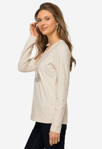 LAURASØN EISBÄREN GESCHENKE RUNDHALS - Langarmshirt - beige