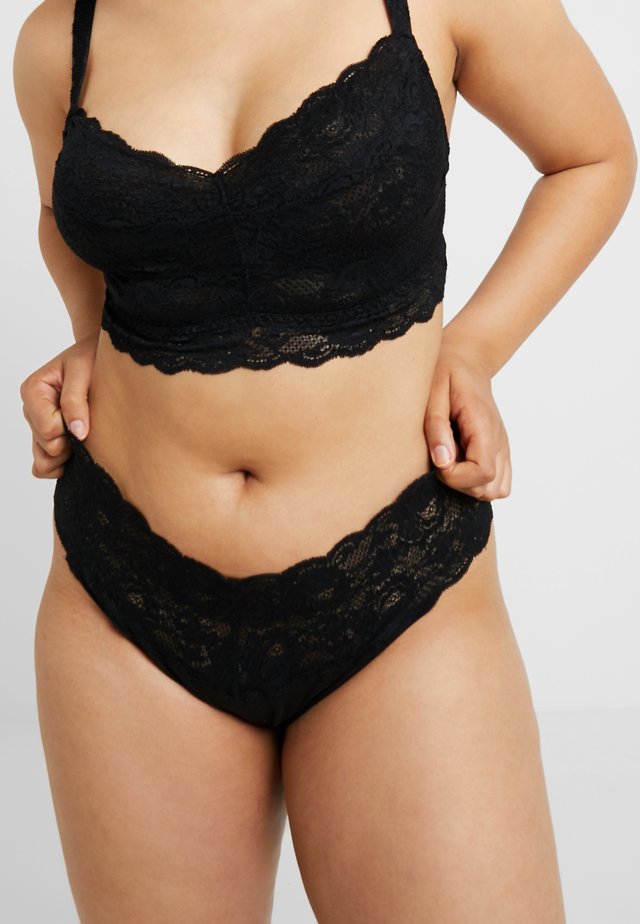 NEVER SAY NEVER PLUS LOVELIE THONG - Stringit - black
