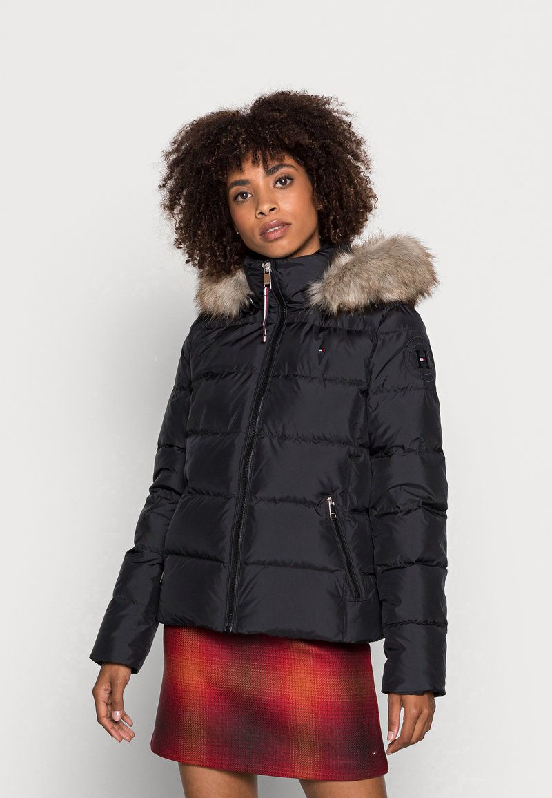 Tommy Hilfiger BAFFLE DOWN BOXY Down jacket black Zalando.ie