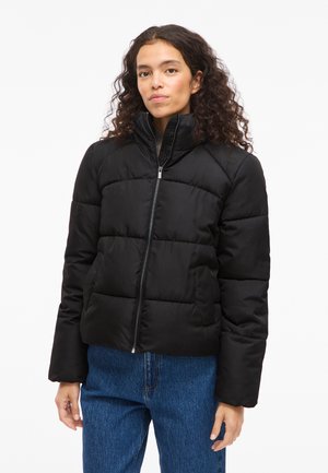 VILA VIKARLA NEW SHORT PUFFER  - Casaco de inverno - black