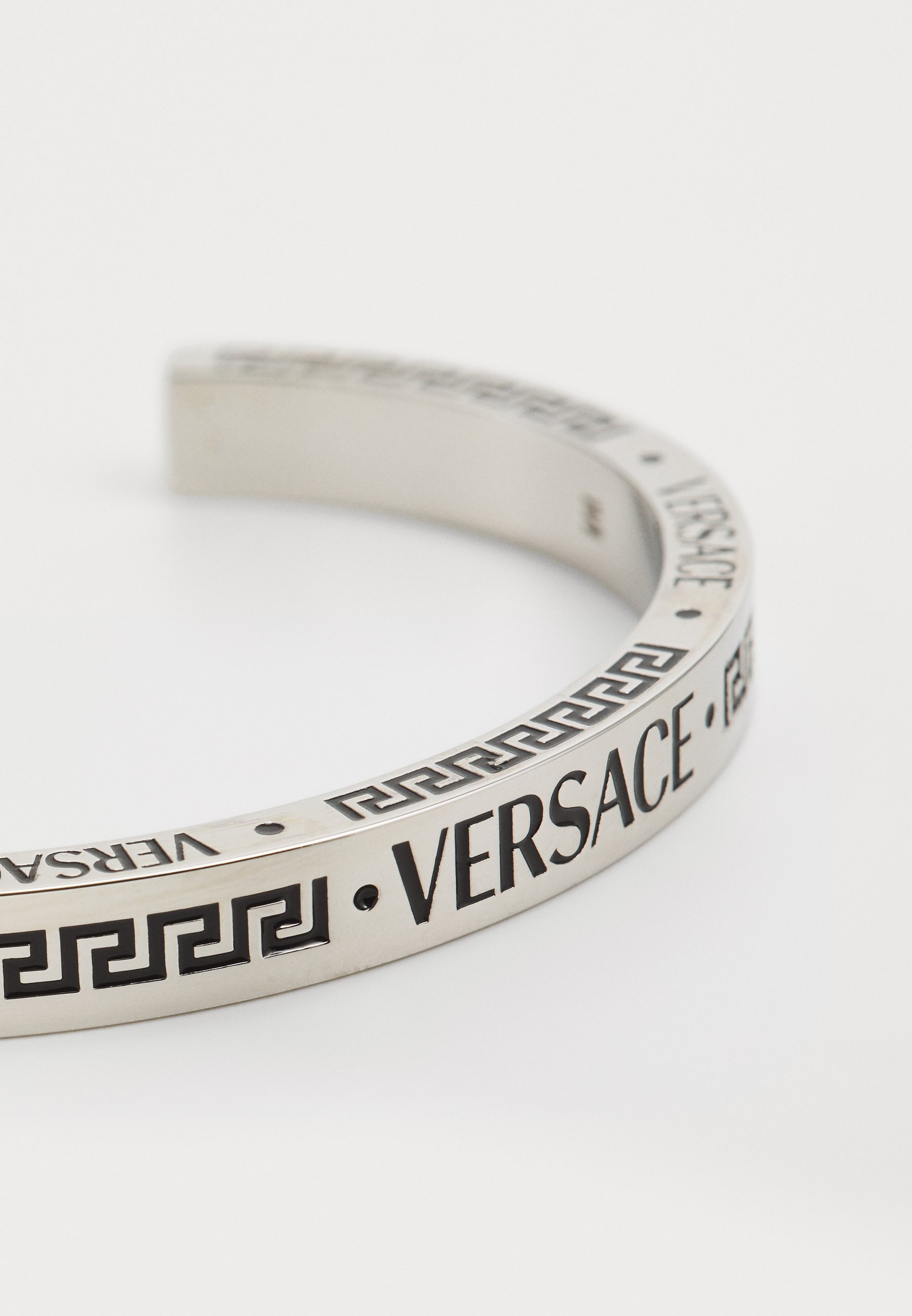 Versace BRACELET UNISEX - Bracelet - palladium-coloured/black
