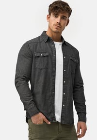 INDICODE JEANS - MIKE - Cămașă - black Imagine miniatură 1