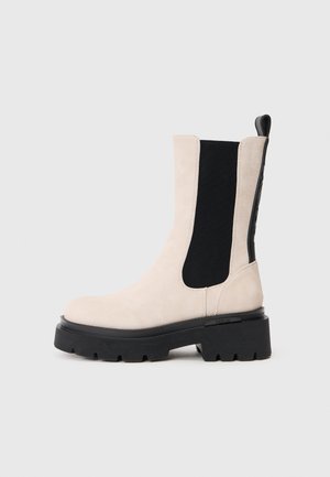 ORPHEA - Botines con plataforma - beige