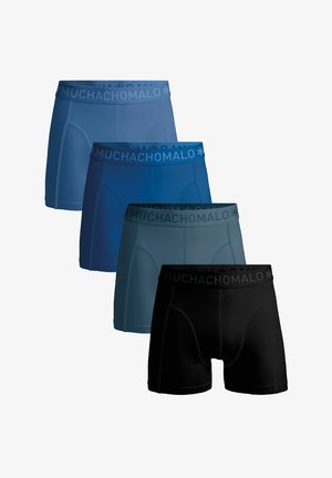 MUCHACHOMALO 4-PACK - Kitsad bokserid - black blue