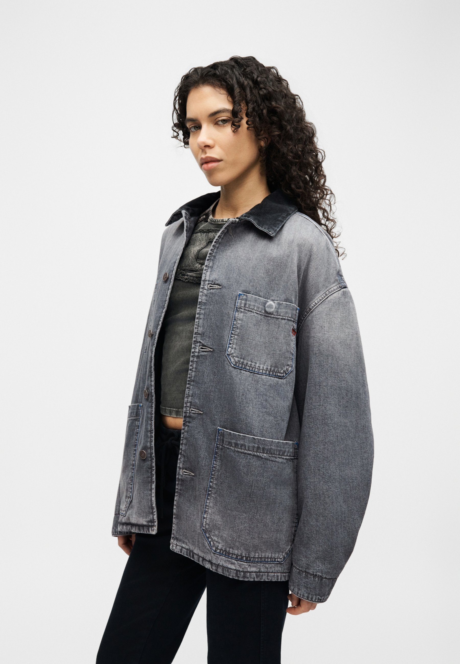 Diesel STACK - Short coat - 07/black - Zalando.ie