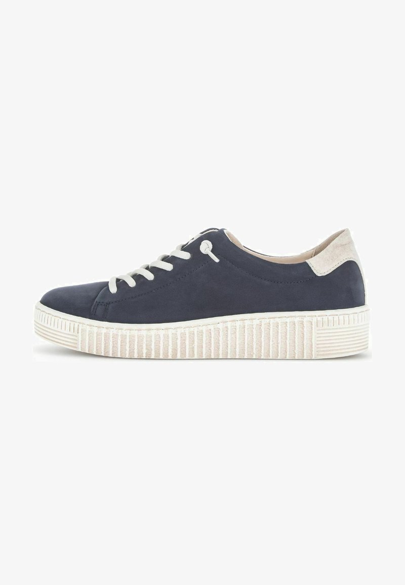 Gabor Sneakers - blue neve beige/mørkeblå - Zalando.dk