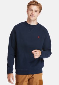 Timberland - EXETER BACK CREW REGULAR - Sweatshirt - dark sapphire Image miniature 1