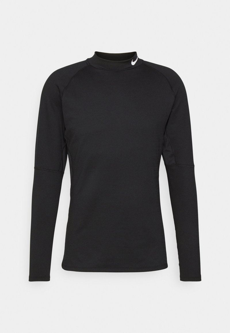 Nike Performance WARM MOCK Long sleeved top black/white/black