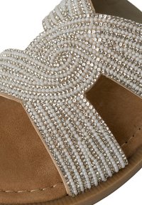 Tamaris Mules - silver glam
