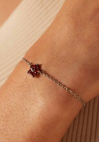 Lucardi Armband - silver-coloured/red