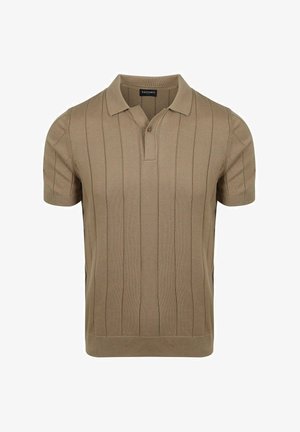 Suitable, SUITABLE POLO SHIRT - Poloshirt - bruin,taupe